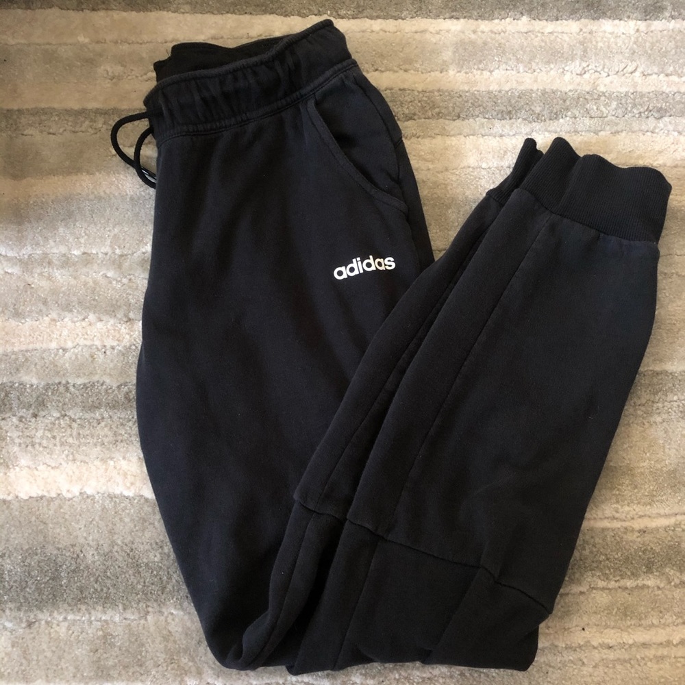 black joggers- adidas